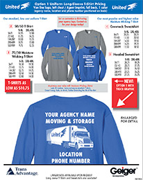 United Long-Sleeve T-Shirt Order Form PDF